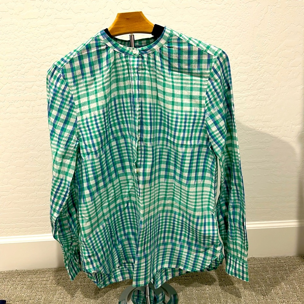 NWOT J Crew Popover Top